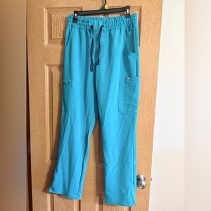 Teal Straight leg women's figs size medium